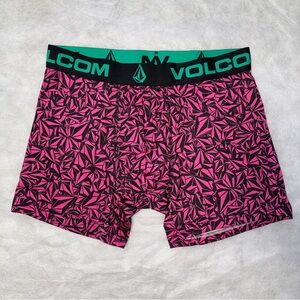 Volcom Geometric Pink and Black Boxers